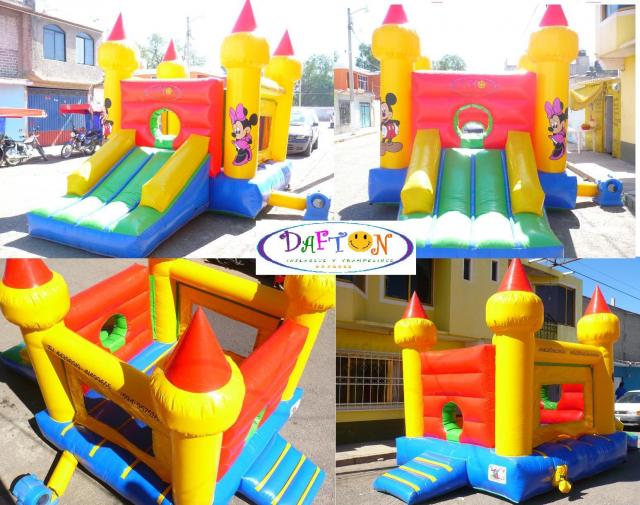 renta de inflables trampolines y brincolines DAFTON en Acolman