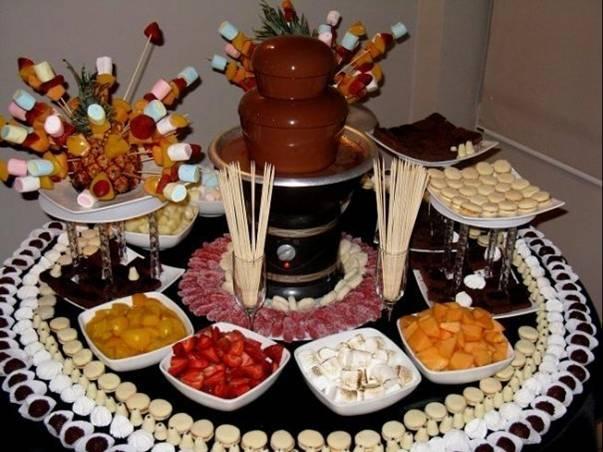 renta de fuente de chocolate para eventos