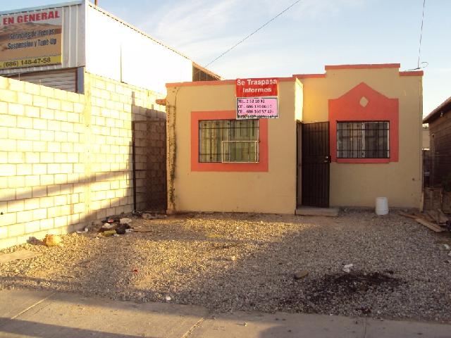 TRASPASO CASA 2 RECAMARAS 170,000 PESOS JUVENTUD 2000 MEXICALI en Mexicali